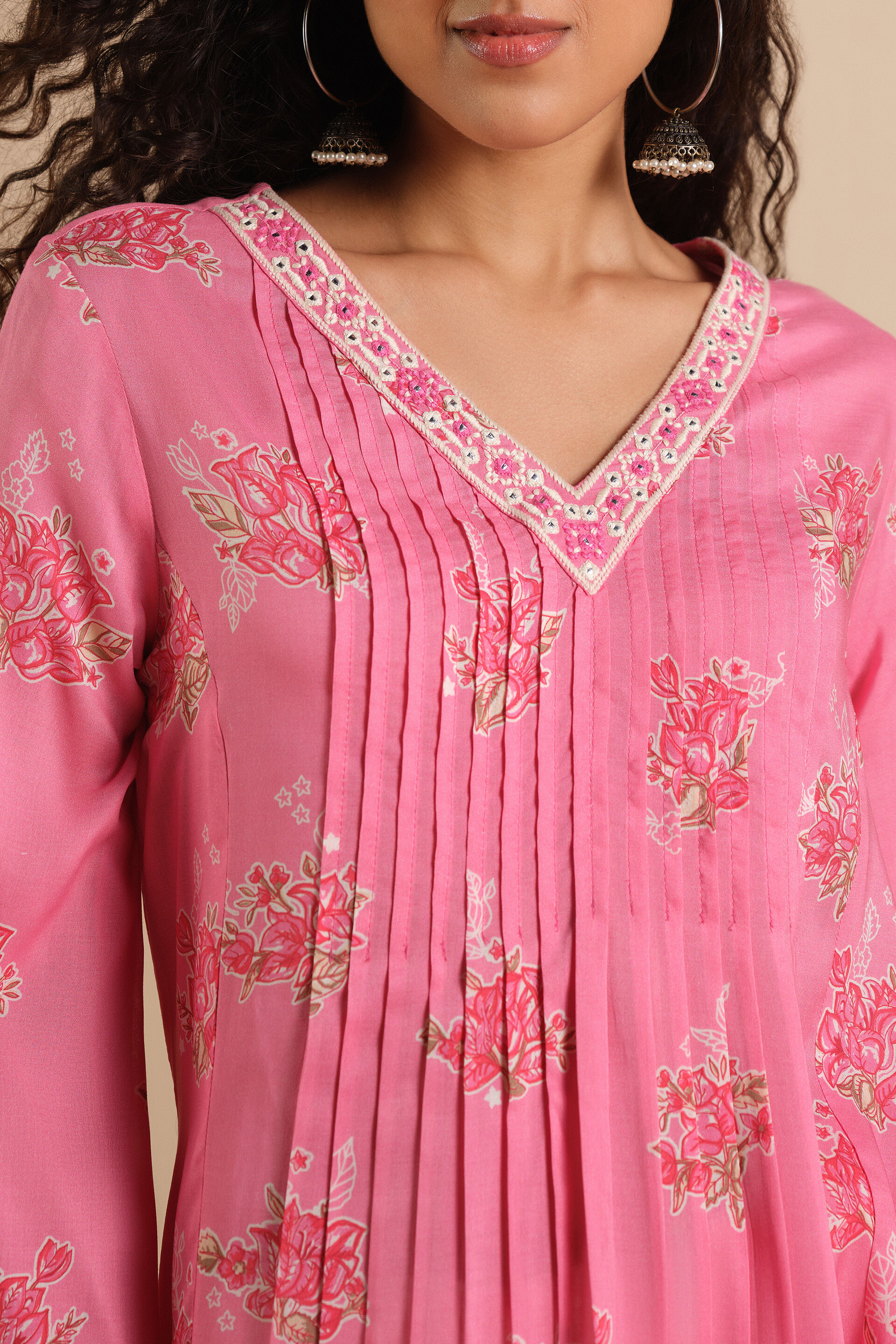 Gulab Sky Kurta, Pink, image 3